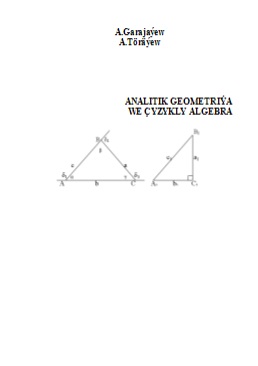 Analitik geometriýa we çyzykly algebra